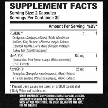 Jacked Factory Build-XT Daily Muscle Builder & Performance Enhancer - Muscle Building Supplement for Muscular Strength & Growth | Trademarked Ingredients Peak02, ElevATP, & Astragin - 60 Veggie Pills