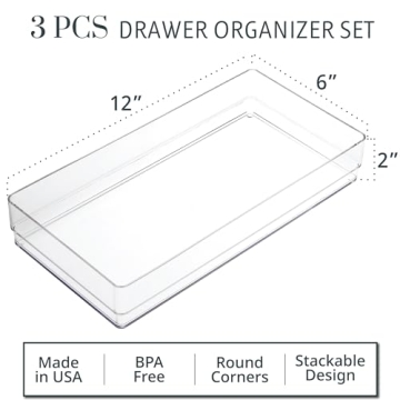 STORi SimpleSort Drawer Organizers for Home & Office