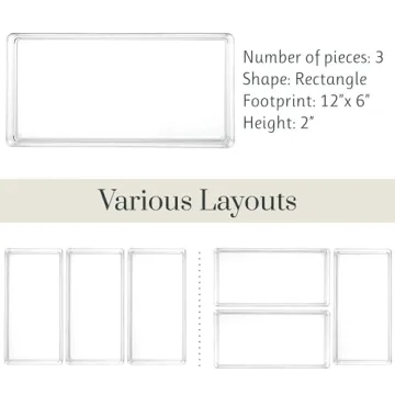 STORi SimpleSort Drawer Organizers for Home & Office