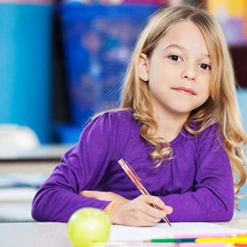 ZZTX 4 Pcs Rose Gold Ballpoint Pens Metal Pen Cute Bling Dynamic Liquid Sand Pen With Refills Black Ink Office Supplies Gift Pens For Christmas Wedding Birthday