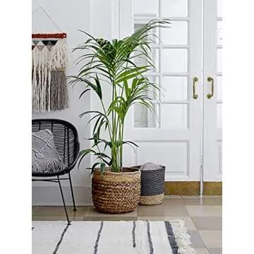 Bloomingville Textured Grey Cotton Pillow