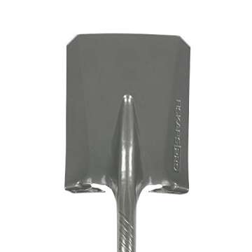 Fiskars Pro Transfer Shovel - Heavy Duty Garden Spade for Digging and Moving Materials
