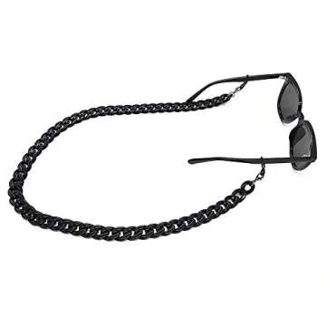 DECKER Acrylic Eyeglass Chain Sunglasses Holder Designer Trendy Fashion Eyewear Retainer Strap Neckl...