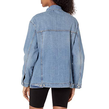 Oversized Denim Jacket for Women - Casual Style Essential