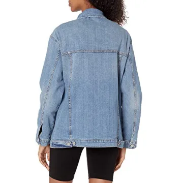 Oversized Denim Jacket for Women - Casual Style Essential