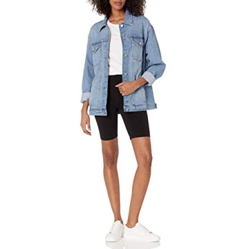 Oversized Denim Jacket for Women - Casual Style Essential