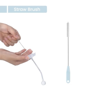 Ariseno 5-in-1 Baby Bottle Brush Set for Safe Cleaning