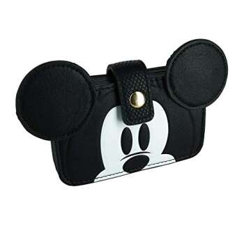Disney Mickey Mouse Leather Snap Wallet