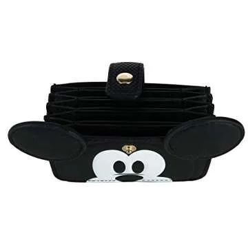 Disney Mickey Mouse Leather Snap Wallet