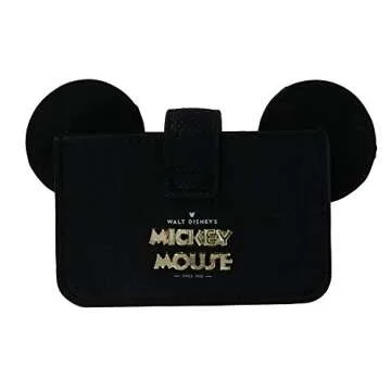 Disney Mickey Mouse Leather Snap Wallet
