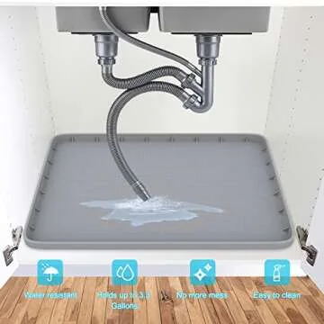 Ultimate Bigger Under Sink Mat for Cabinet Protection