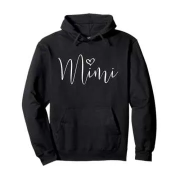 Mimi for Woman Grandma Christmas Birthday Mother's Day Pullover Hoodie