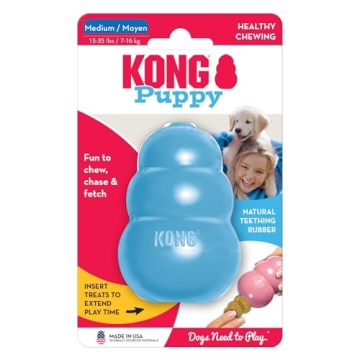 KONG Puppy Chew Toy - Safe & Durable Playtime for Pups