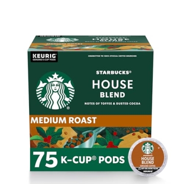 Starbucks Medium Roast K-Cup Coffee Pods - 75 Pods