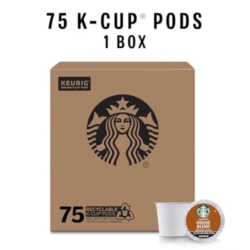 Starbucks Medium Roast K-Cup Coffee Pods - 75 Pods