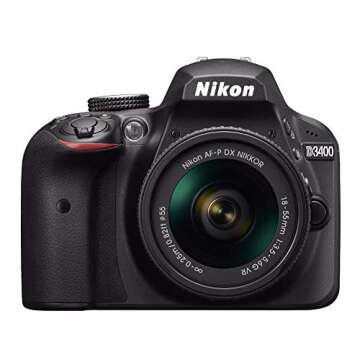 Nikon D3400 DSLR Bundle: Capture Beautiful Moments with Two Lenses