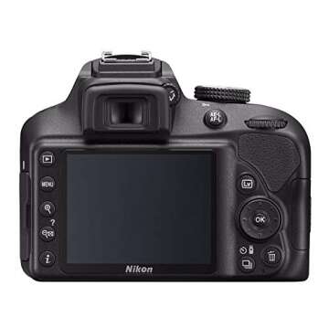 Nikon D3400 DSLR with 2 Lenses and Bluetooth Connectivity