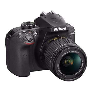 Nikon D3400 DSLR with 2 Lenses and Bluetooth Connectivity