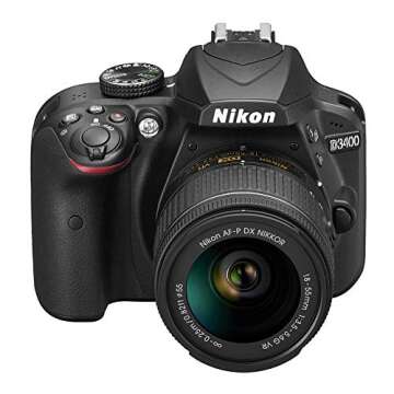 Nikon D3400 DSLR with 2 Lenses and Bluetooth Connectivity