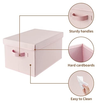 GRANNY SAYS Fabric Storage Bins, Stylish Organization 3-Pack