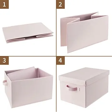 GRANNY SAYS Fabric Storage Bins, Stylish Organization 3-Pack