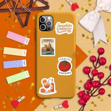 Vibrant 100Pcs Italy Stickers for Scrapbooking and More