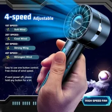 Portable Handheld Fan Set with Long-Lasting Battery