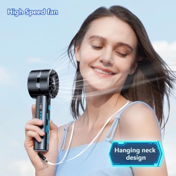 Portable Handheld Fan Set with Long-Lasting Battery