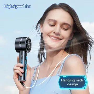 Portable Handheld Fan Set with Long-Lasting Battery