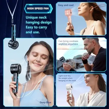 Portable Handheld Fan Set with Long-Lasting Battery