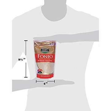 Nutritious All Natural Gluten Free Fonio Grain 16 oz
