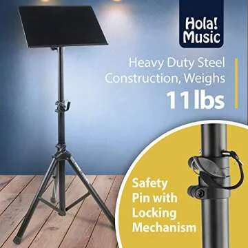 Hola! Music HPS-300B Heavy Duty Tripod Stand