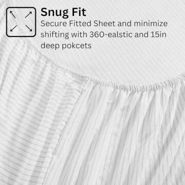 Casa Platino Queen Bed Sheets Set for Ultimate Comfort and Style