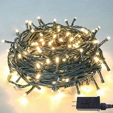 200 LED Christmas String Lights Indoor Outdoor - Warm White