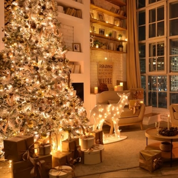 200 LED Christmas String Lights Indoor Outdoor - Warm White