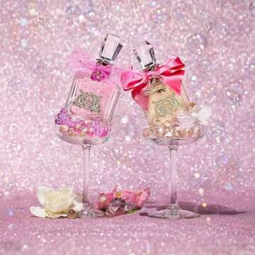 Juicy Couture Viva La Juicy Le Bubbly Eau De Parfum, Luxury Women's Perfume with Notes of Champagne Inspired Pink Berries, Gardenia, Jasmine & Amber - Fruity & Sweet, EDP Spray, 1.7 Fl Oz