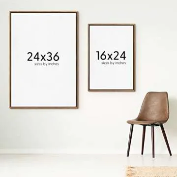 SIGNWIN Black and White Flowers Canvas Wall Art