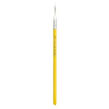 Bdellium Tools Professional Makeup Brush - Studio Series 706 Fine Point Eyeliner - With Soft Synthetic Fibers, For Ultra-Fine Detail and Lining (Yellow, 1pc)