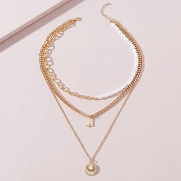 Cowboy Boots Hat Pearl Necklace Stylish Western Jewelry