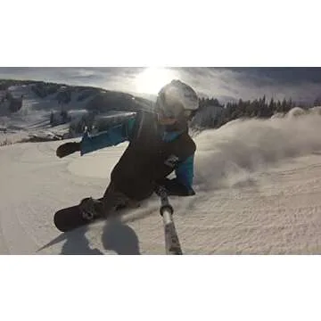 GoScope BOOSTplus- Telescoping Extension Pole/Monopod for The New Hero12, and DJI OSMO Action 4: Expands 17.5" Out to 40" (Arctic Camo)