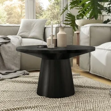 Furniture of America Crambel Modern Round Coffee Table