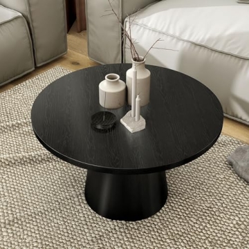 Furniture of America Crambel Modern Round Coffee Table
