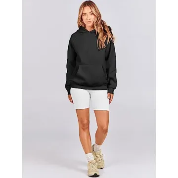 Cozy ANRABESS Women’s Oversized Fleece Hoodie for Fall 2024