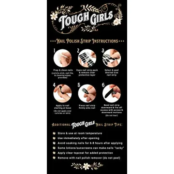 Exquisite Tough Girls Gel Nail Polish Strips Without UV Needed