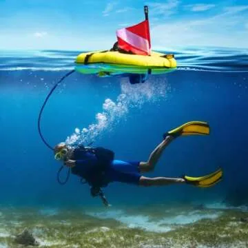 GOYOJO Scuba Dive System 5.5 Hours Rechargeable Scuba Diving Tank with 10m Hose & Diving Breathing Regulator Detachable Scuba Machine, for Recreational Diving & Fishing