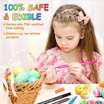 Vibrant Edible Food Coloring Pens for Decorating Baked Goods