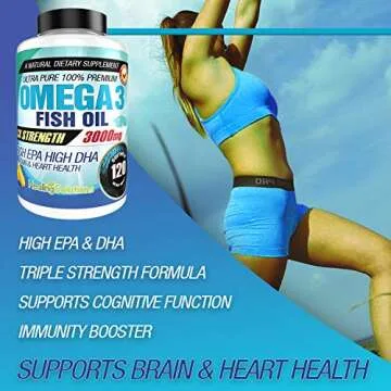 Buy Ultra Pure Omega 3 Fish Oil - Triple Strength 3000mg