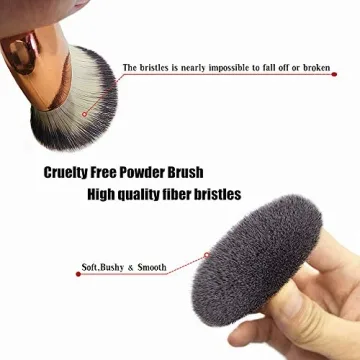 Angled Flat Foundation Brush for Flawless Makeup Application