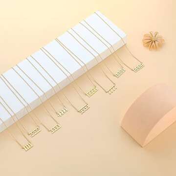 Guardian Angel Number 1111 Charm Choker Necklace for Women Gold Tone