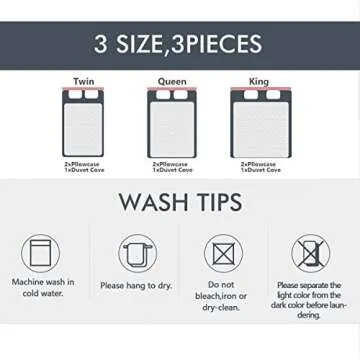 Eternal Moment 3 Piece Duvet Cover Set – Soft & Stylish